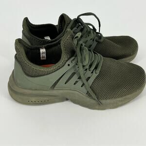 Amazon Knit Lace Up Sneakers Olive Green size 7.5 (38)